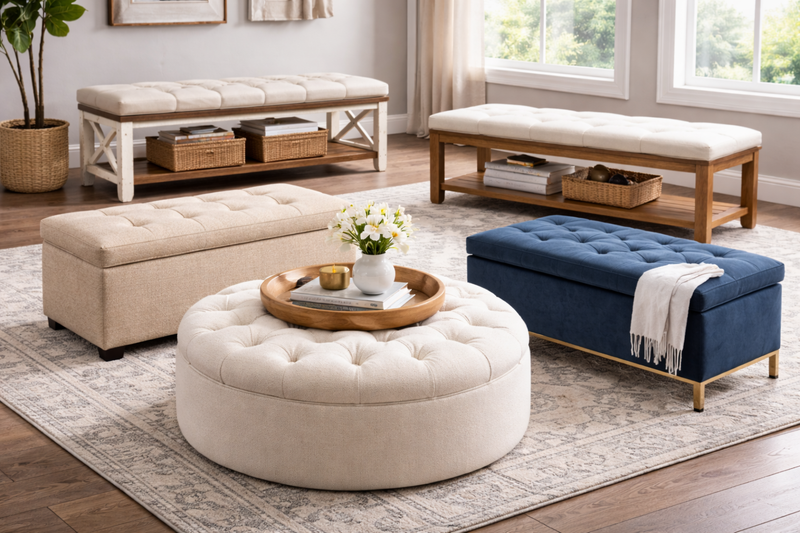Benches and Ottomans