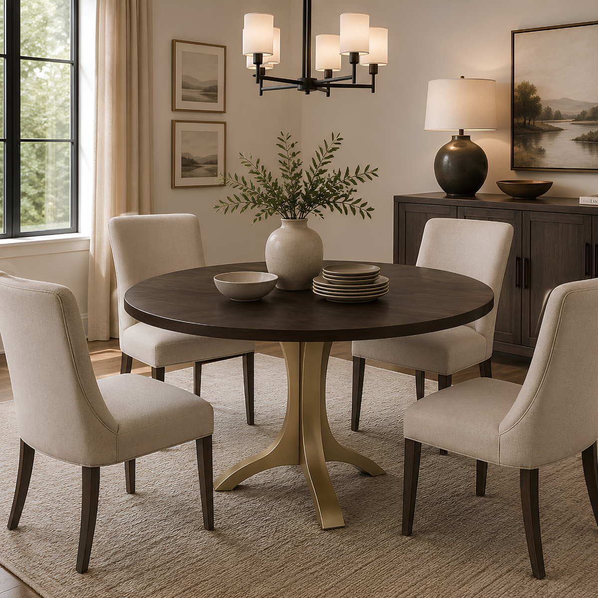 Evora Round Dining Table