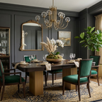 Lotus Double Metal Pedestal Dining Table