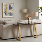 Belmont Metal Pedestal Sofa Table