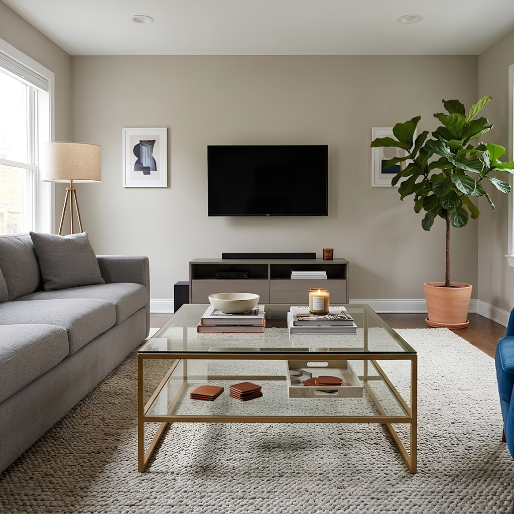 Electra Glass Coffee Table