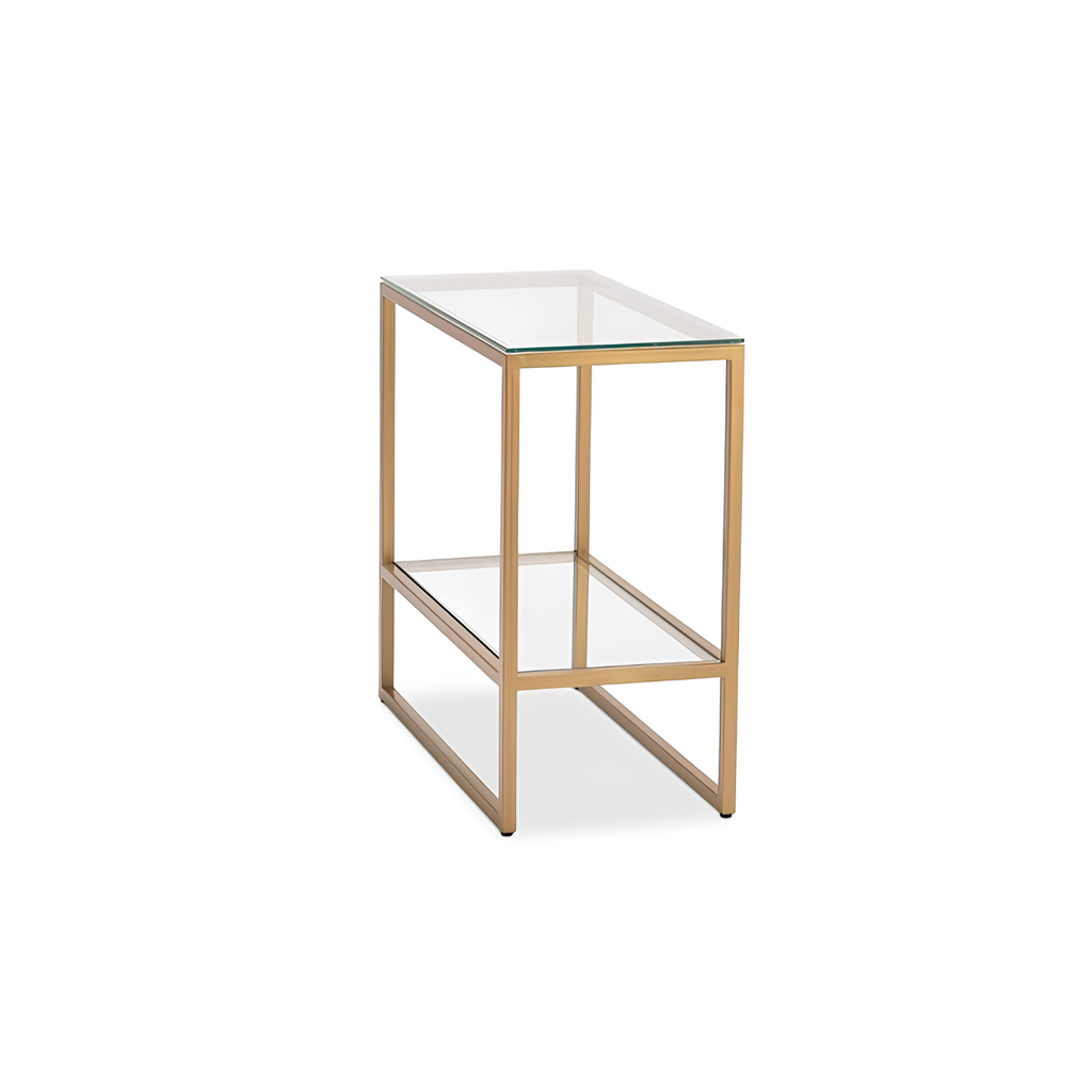 Electra Glass Chairside Table