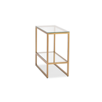 Electra Glass Chairside Table