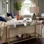 Electra Glass Sofa Table
