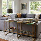 Electra Glass Sofa Table