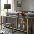 Electra Glass Sofa Table