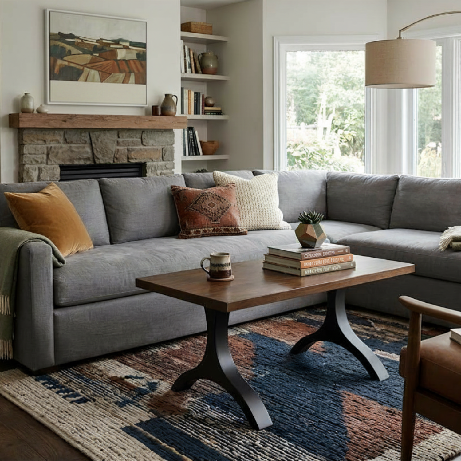 Evora Metal Pedestal Coffee Table