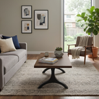 Evora Metal Pedestal Coffee Table