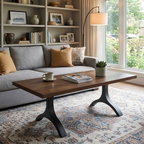 Evora Metal Pedestal Coffee Table