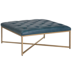 Endall Ottoman Antique Brass