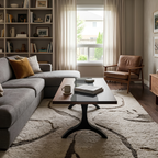 Evora Metal Pedestal Coffee Table