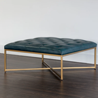 Endall Ottoman Antique Brass