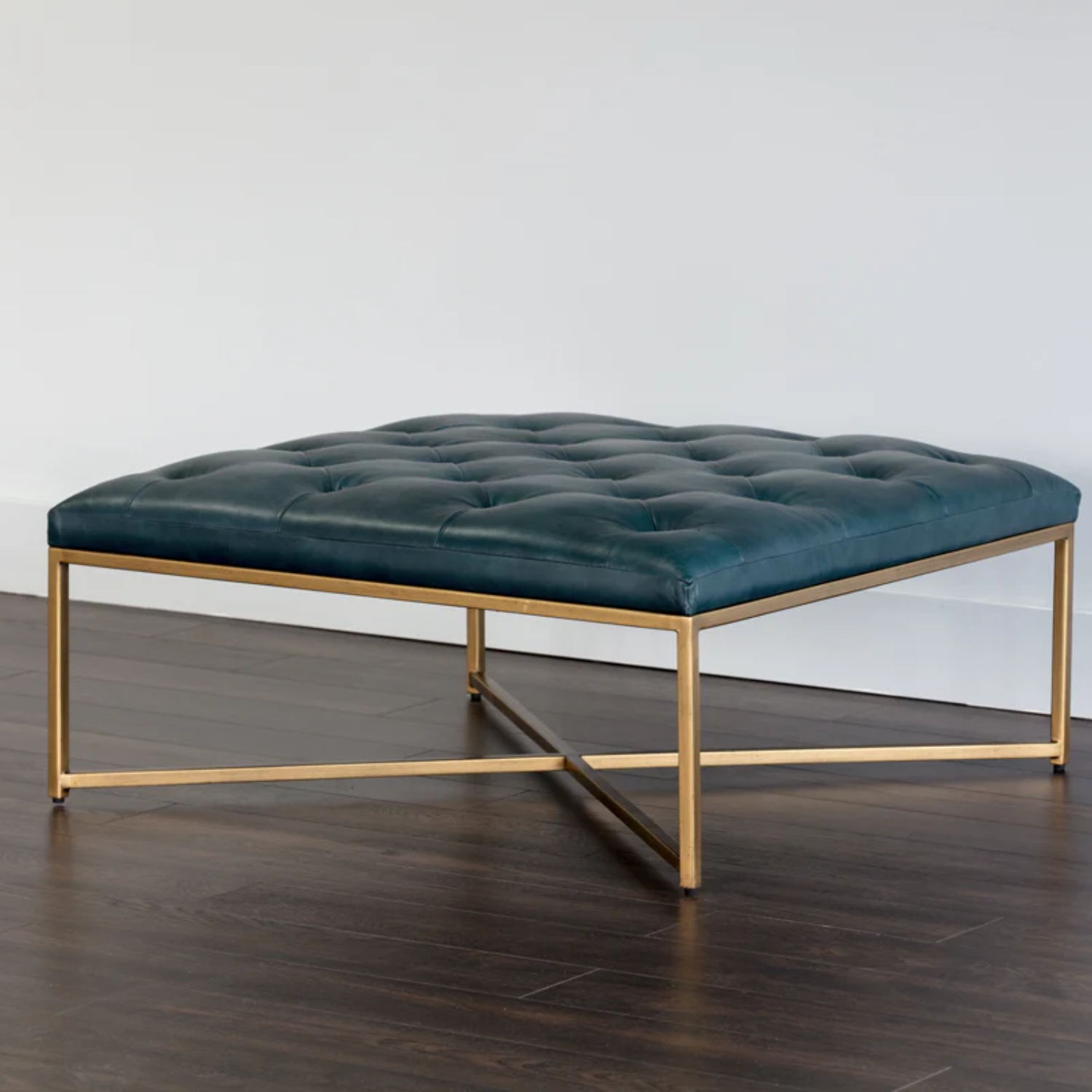 Endall Ottoman Antique Brass