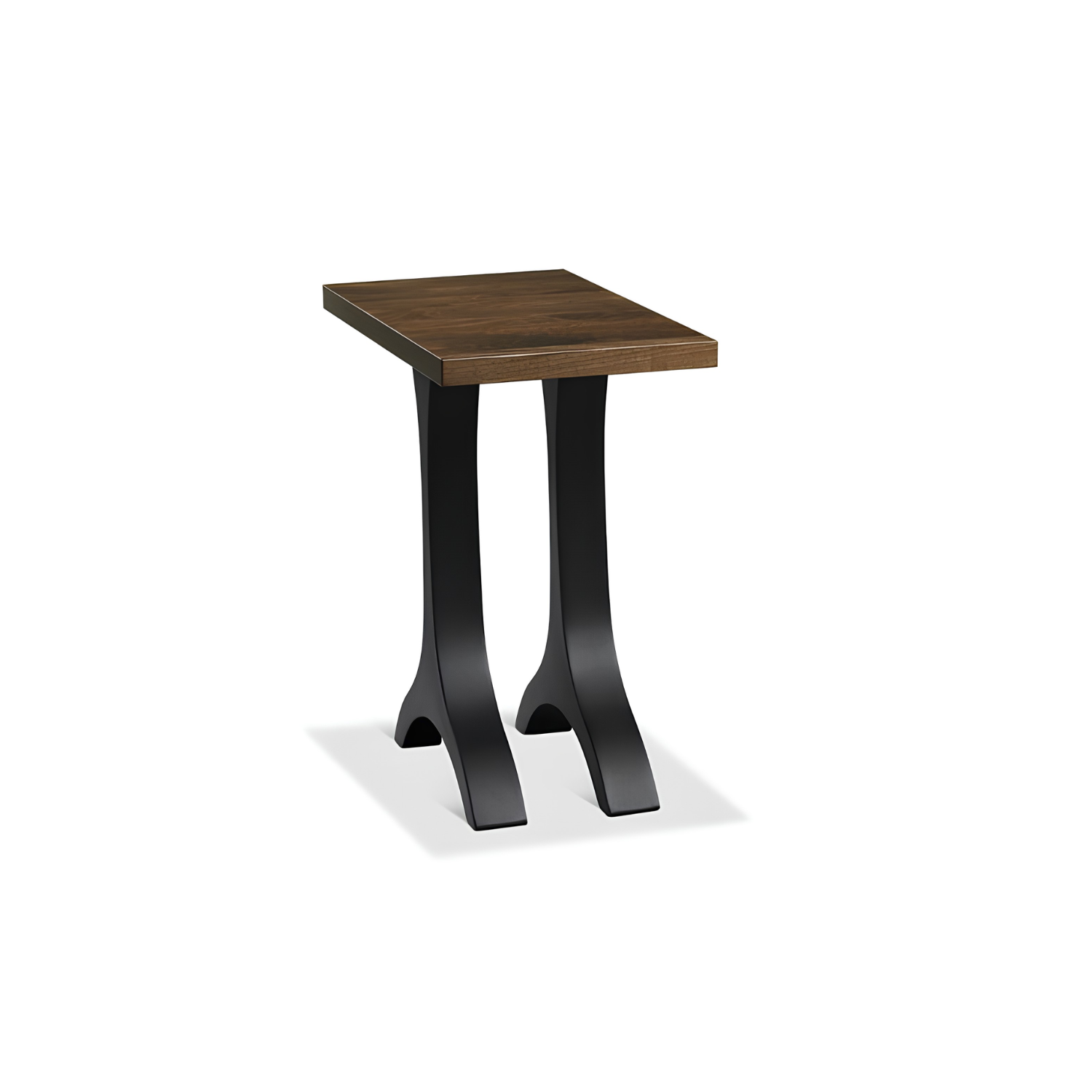 Evora Metal Pedestal Chairside Table