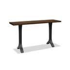 Evora Metal Pedestal Sofa Table