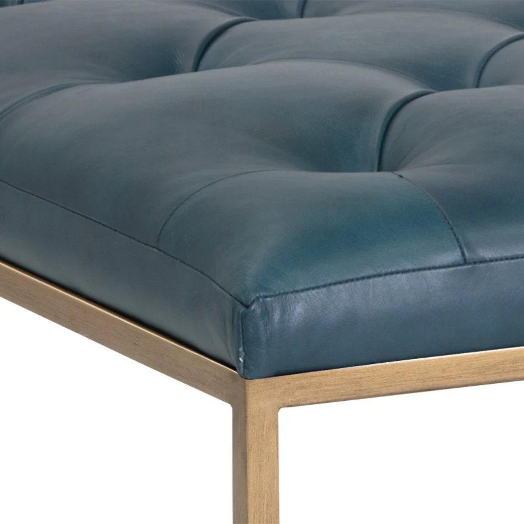 Endall Ottoman Antique Brass