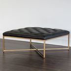 Endall Ottoman Antique Brass