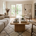 Lotus Pedestal Coffee Table