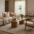 Lotus Pedestal Coffee Table
