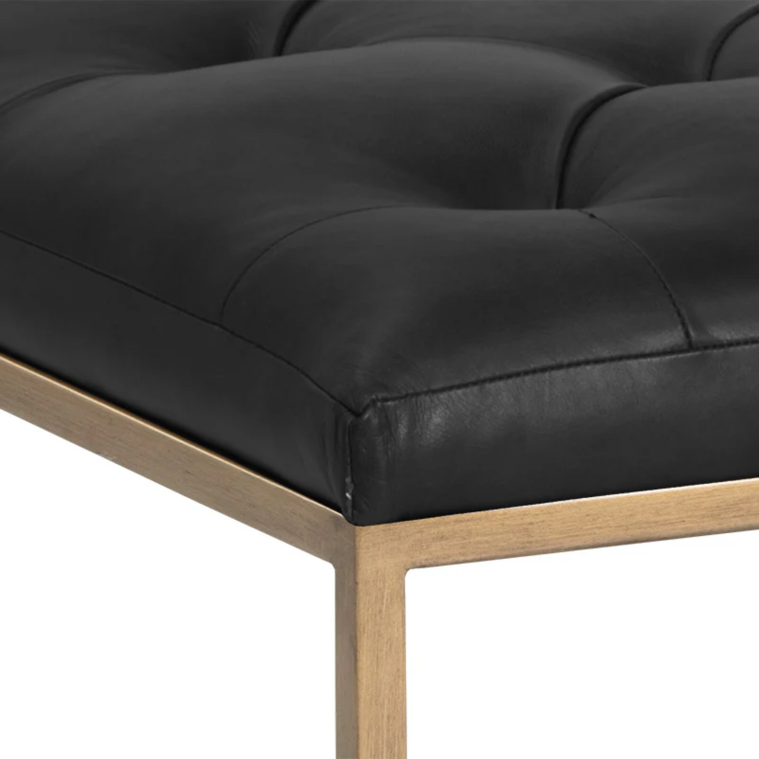 Endall Ottoman Antique Brass