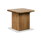 Lotus Pedestal End Table