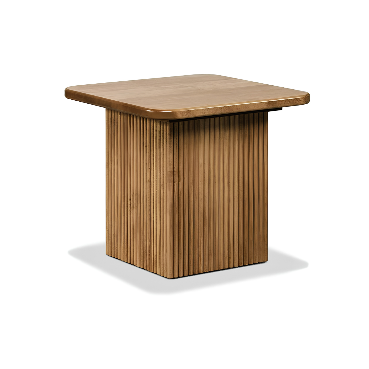 Lotus Pedestal End Table