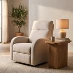Lotus Pedestal Chairside Table