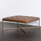 Endall Ottoman Antique Brass