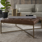 Endall Ottoman Antique Brass