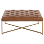 Endall Ottoman Antique Brass