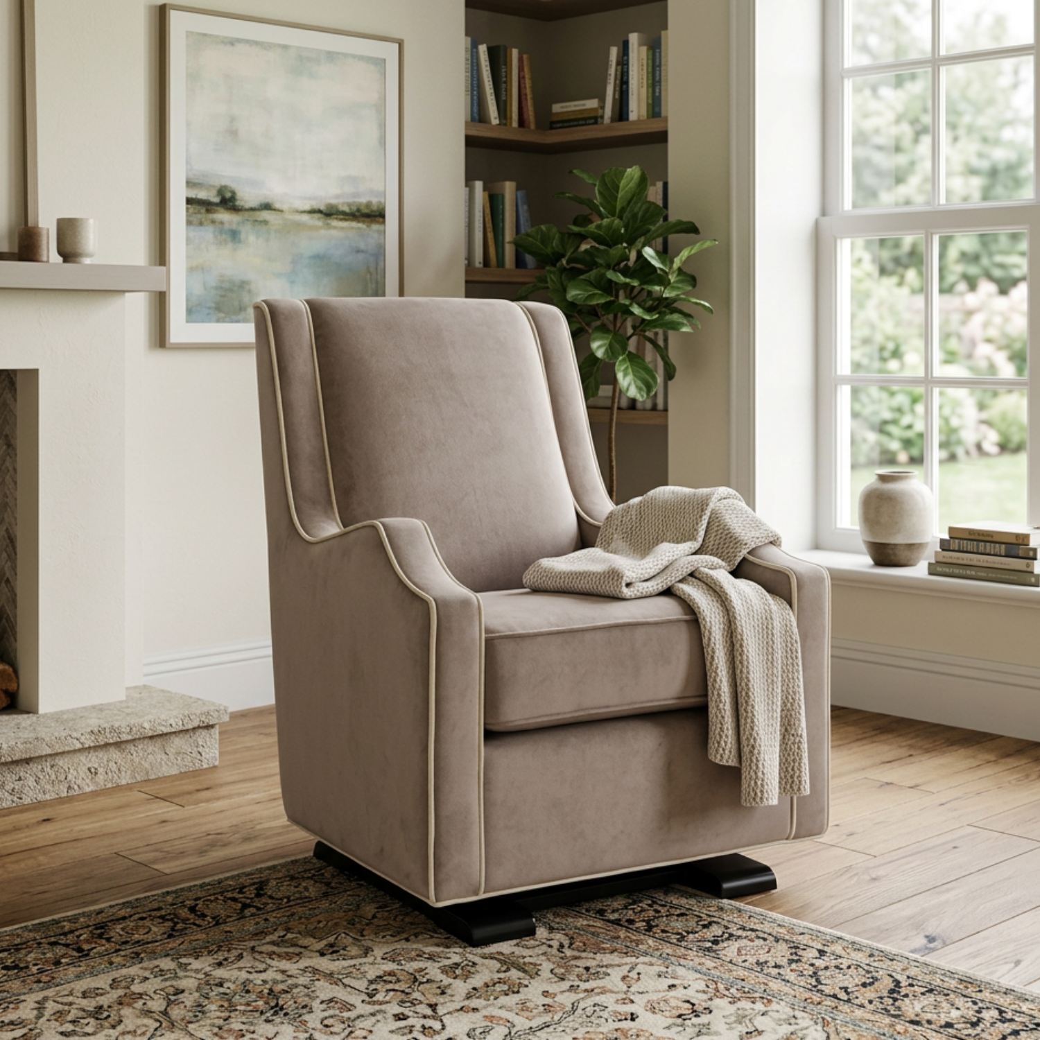 Leyla Glider Accent Chair