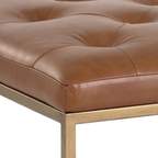 Endall Ottoman Antique Brass