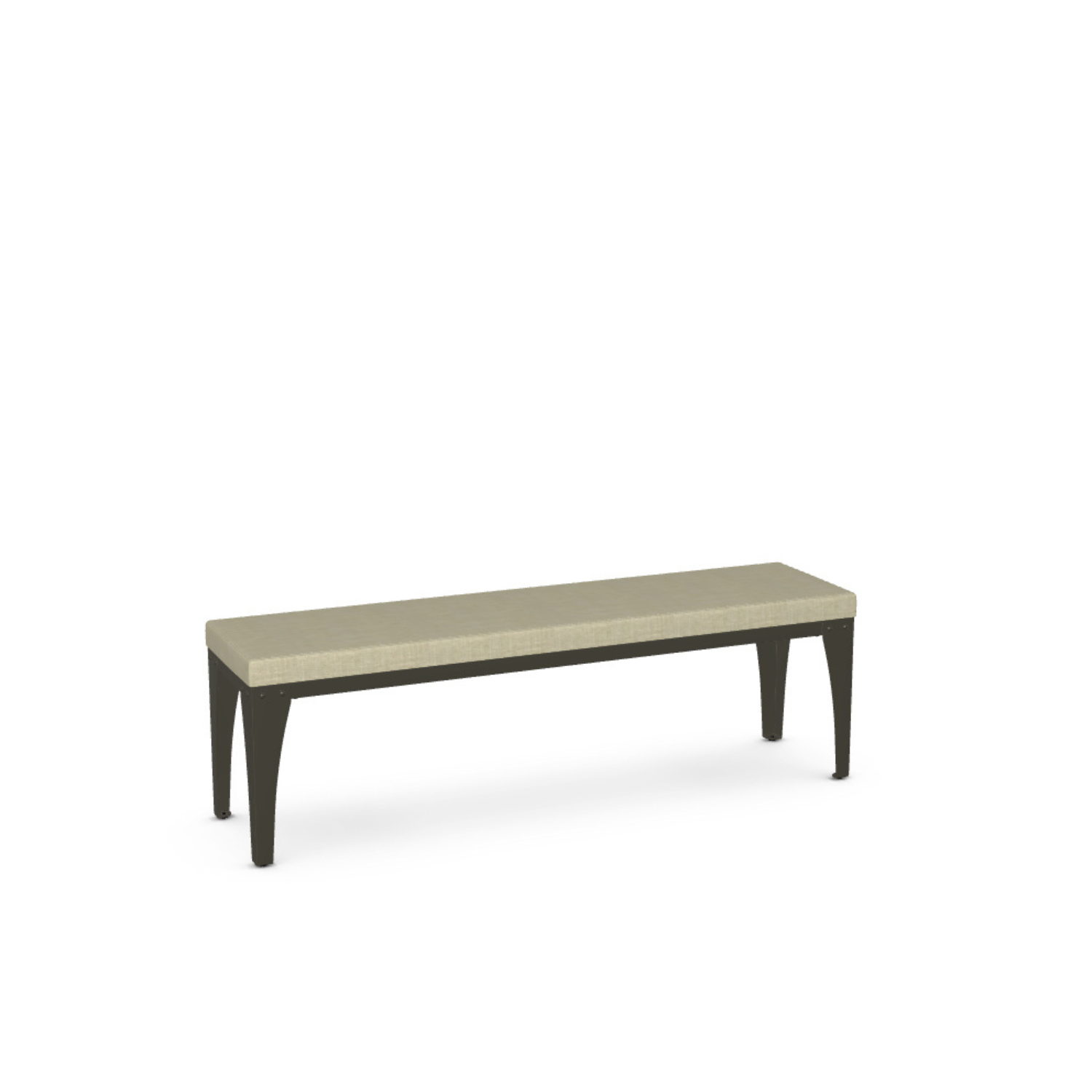 Upright Bench (Upholstered, Biscuit HO)