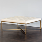 Endall Ottoman Antique Brass