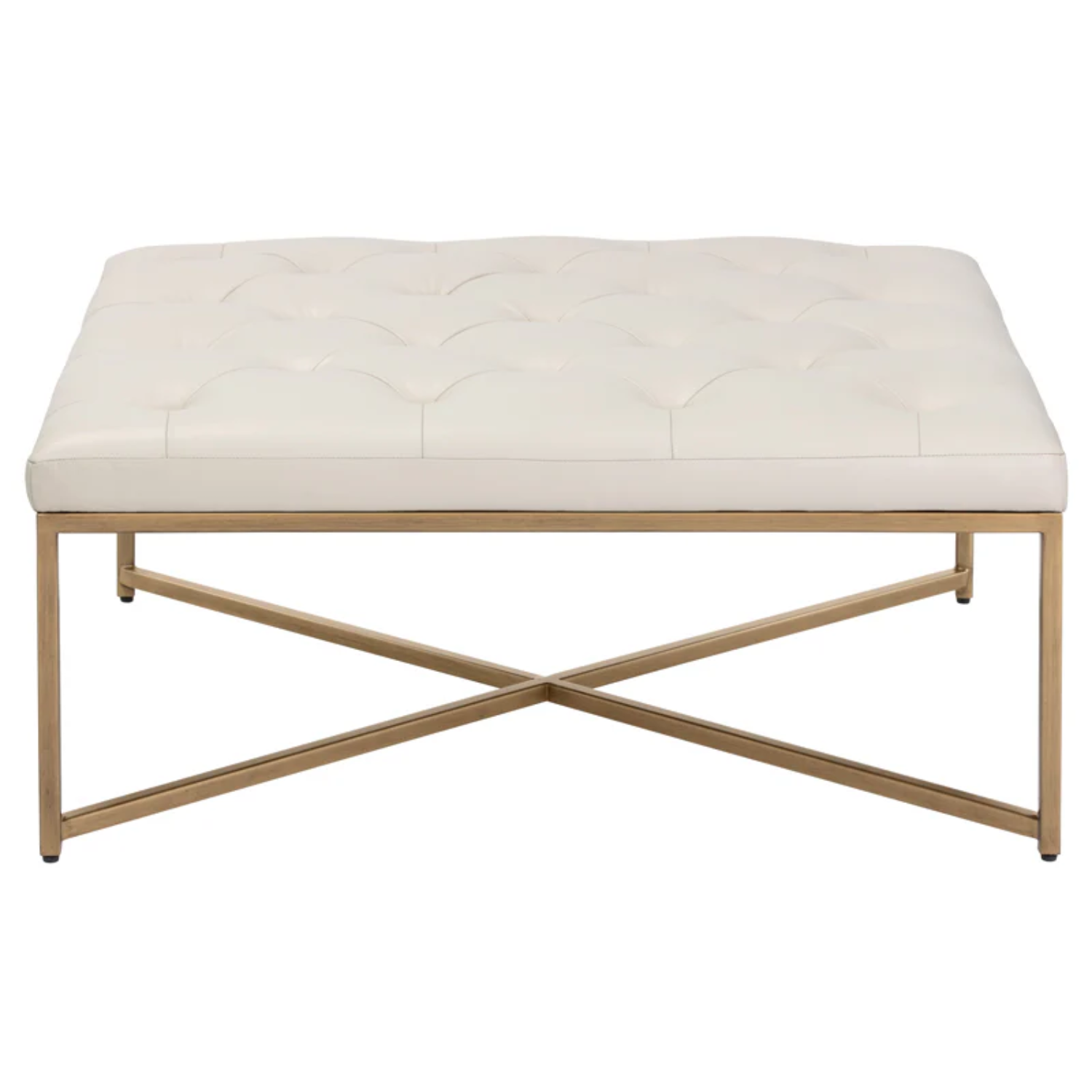 Endall Ottoman Antique Brass