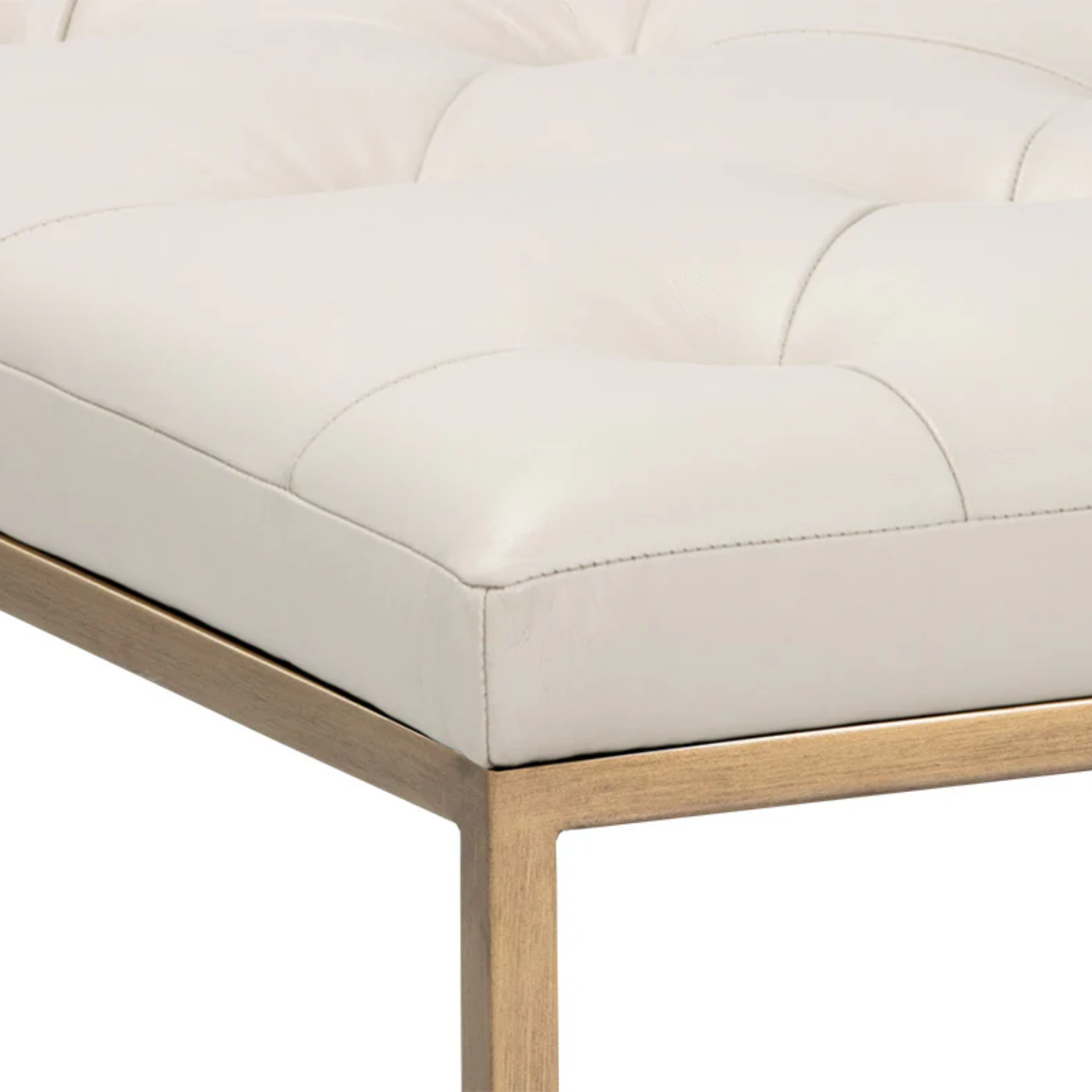 Endall Ottoman Antique Brass