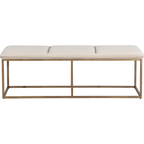 Alley Bench Burnished Brass