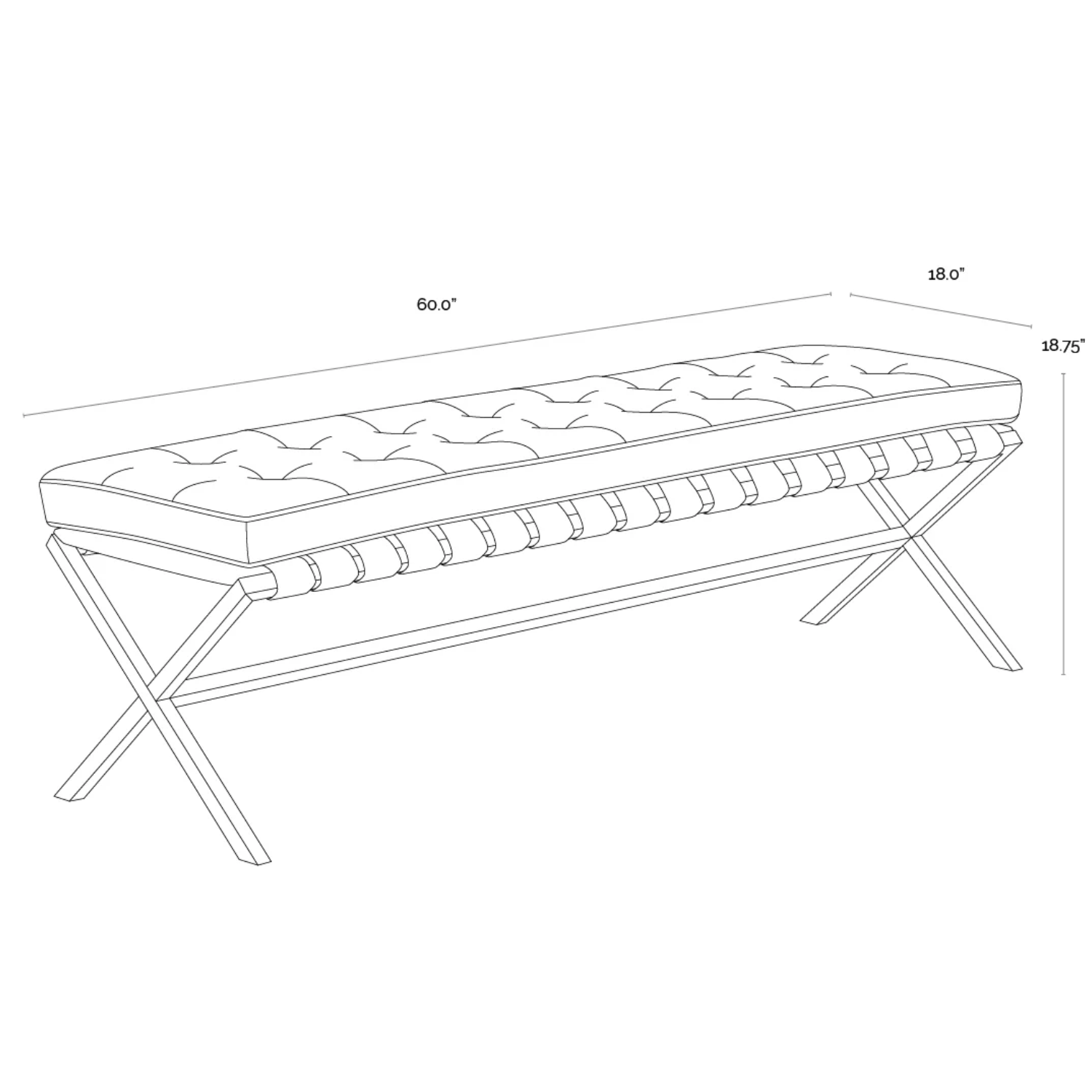 Kenji Bench Gold