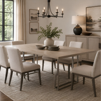 Electra Metal Pedestal Dining Table