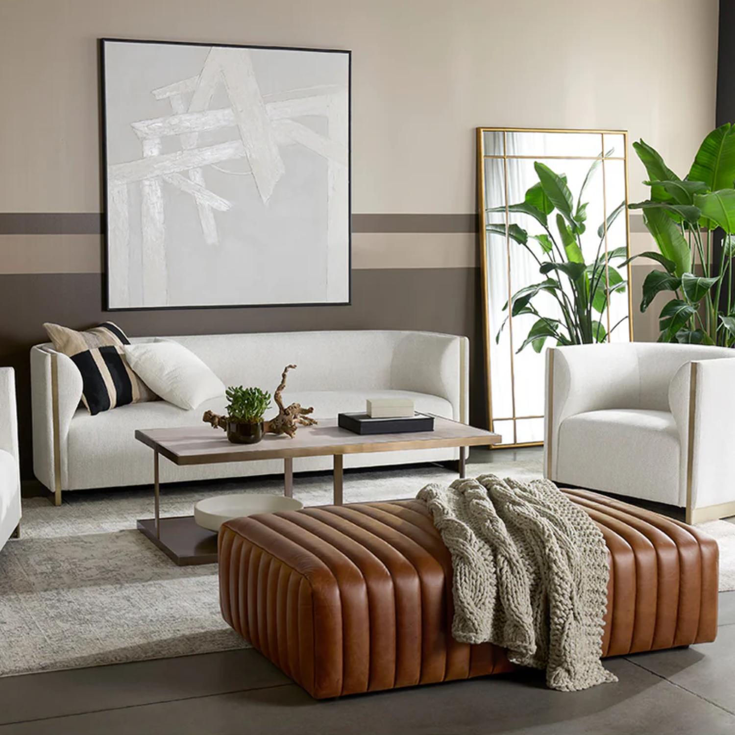 Lewin Ottoman Rectangular