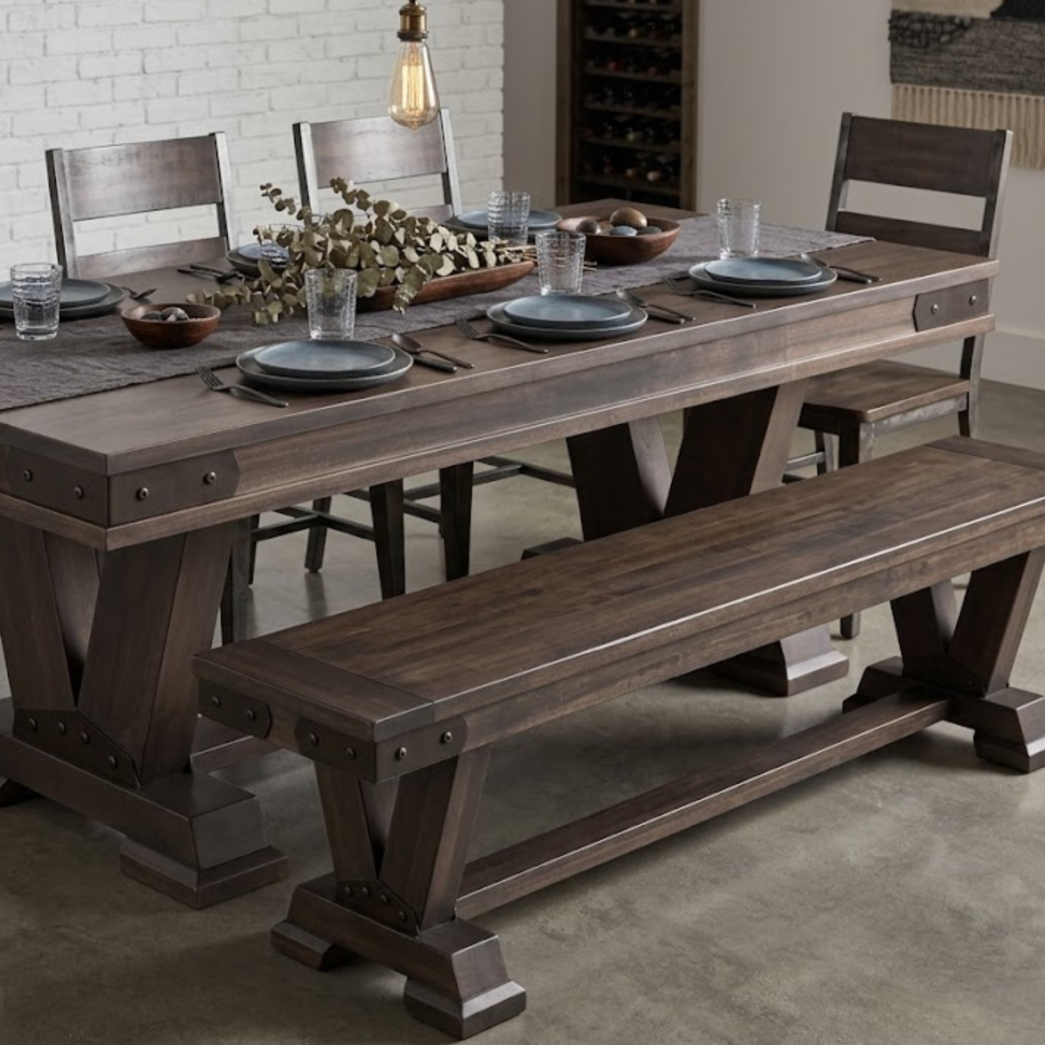 Chattanooga Pedestal Bench