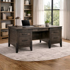 Chattanooga Double Pedestal Executive Desk
