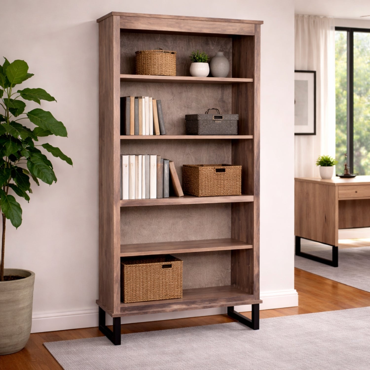 Cumberland Bookcase with 3 Adjustable Shelves