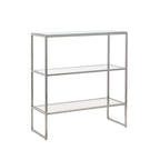 Electra Bookshelf with Glass Top & 2 Glass Shelves