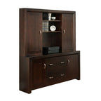 Contempo Office Credenza with Hutch