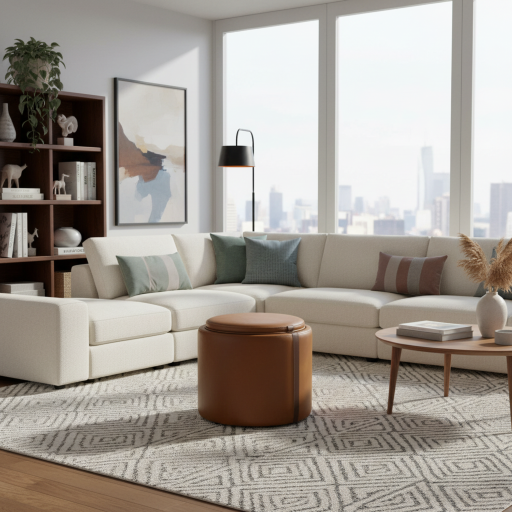 Borelli Storage Ottoman