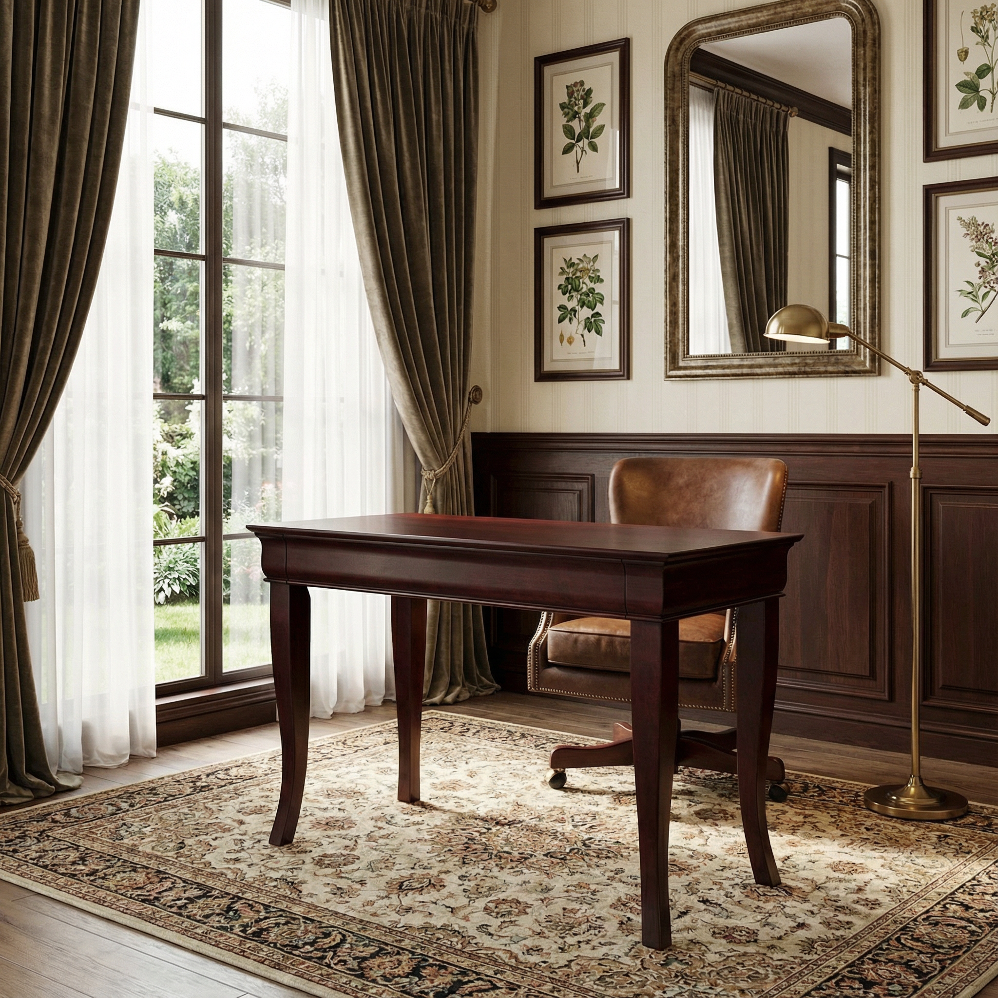 Phillipe Writing Desk with 1 Drawer