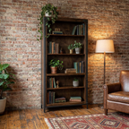Portland Bookcase with 3 Adjustable Shelves
