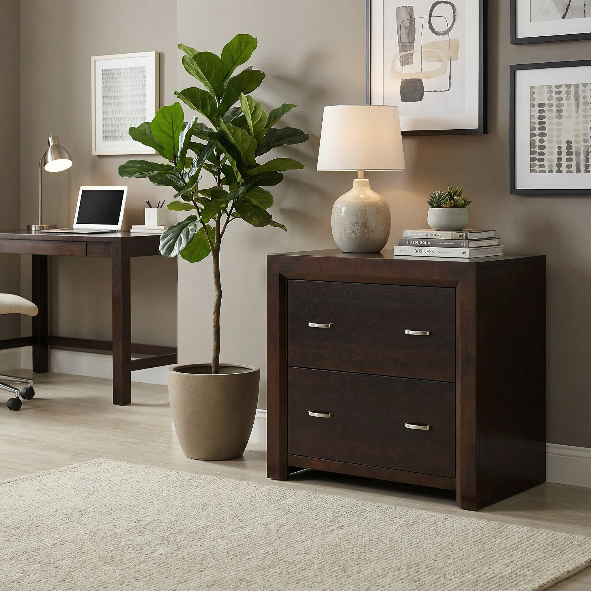 Contempo 2-Drawer Legal/Letter Lateral File Cabinet