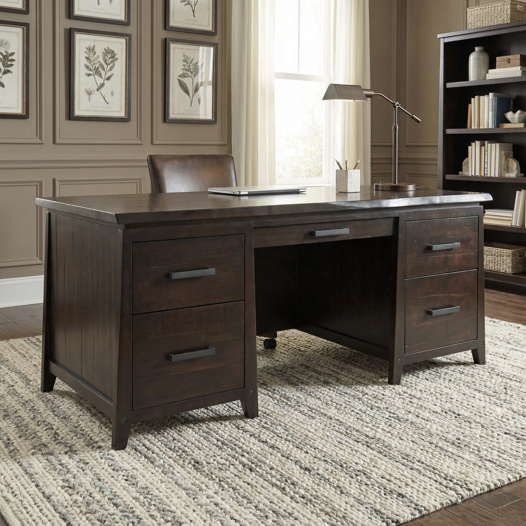 Pemberton Double Pedestal Executive Desk